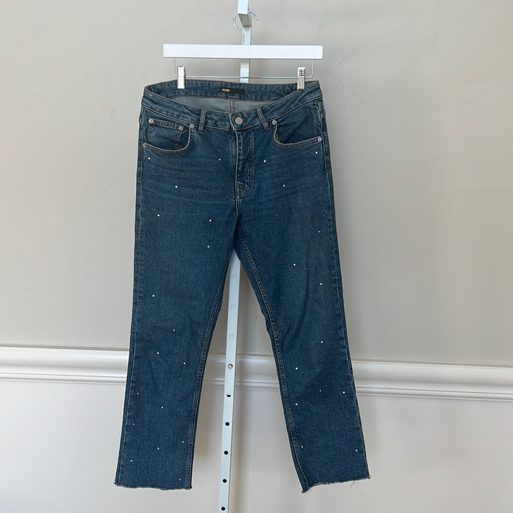 Maje grommet jeans